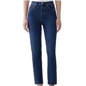 AGOLDE Remy High Rise Straight Jeans Wink Wash EUC